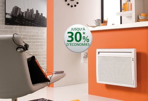 Le radiateur rayonnant Solius Eco Domo est doté de fonctions intelligentes. Résultats : vous réalisez des économies d'énergie. 