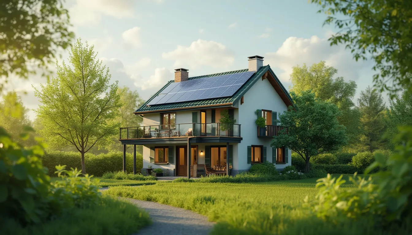 Maison écologique avec des caractéristiques éconergétiques maison-ecologique-avec-des-caracteristiques-econergetiques