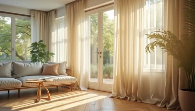 Confort thermique dans un salon moderne